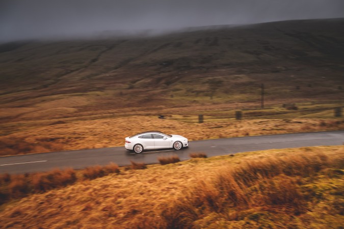 Tesla Model S P85 Scotland Trip 180