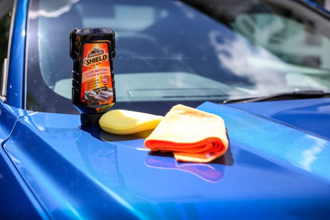 Armor All Shield Wax On Ford Mustang Bonnet