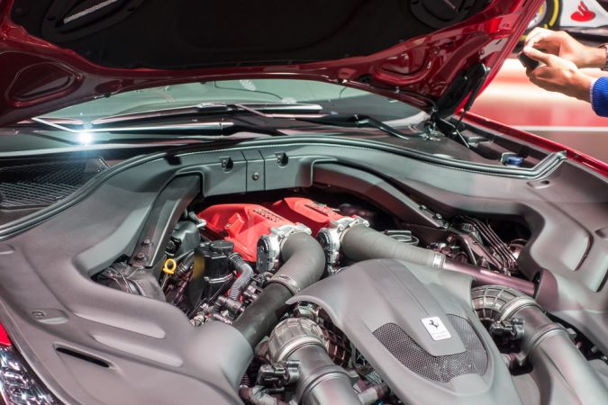 Ferrari Portofino V8 engine