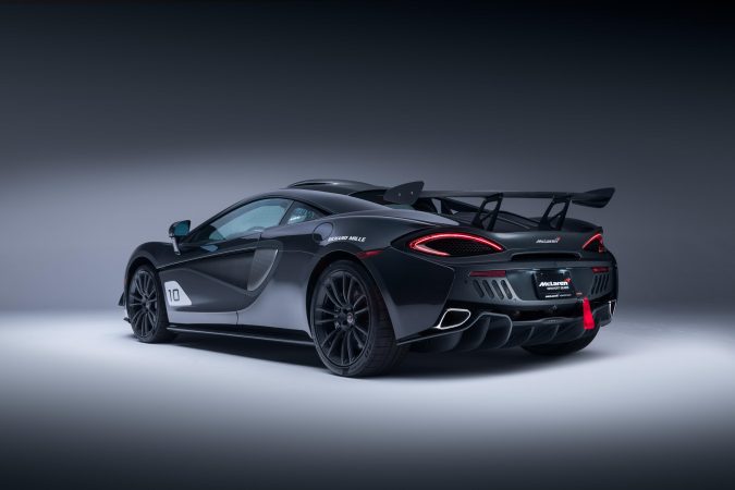 McLaren MSO X - black rear spoiler