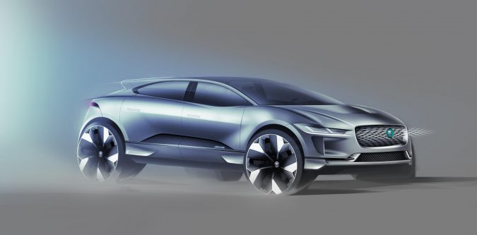 Jaguar I-Pace Concept Drawing