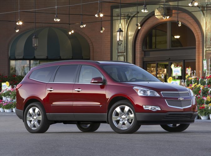 The 2011 model year had the most Chevy Traverse problems.
