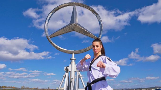 Bianca Walkden, three-time world Taekwondo champion is the new ambassador for LSH Auto.