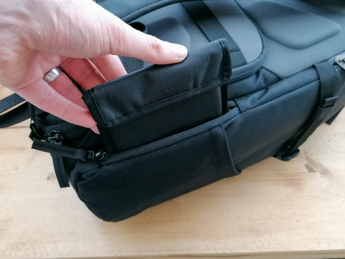 There's plenty of small side pockets and compartments as well.