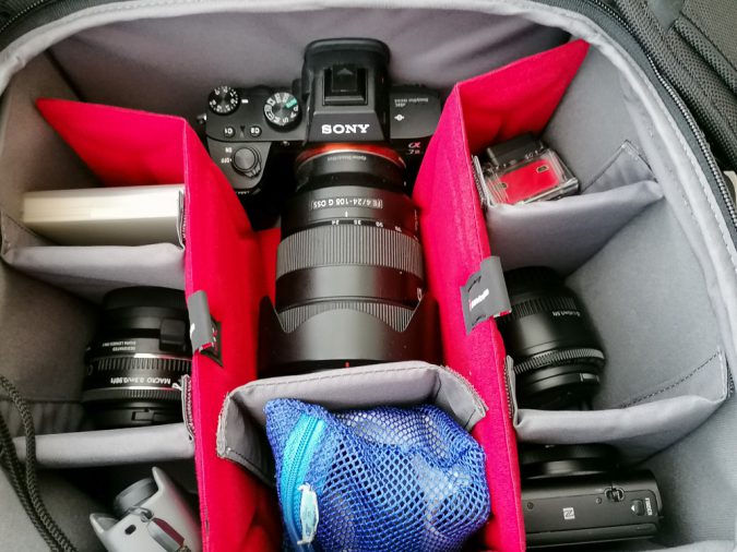 Plenty of storage in the Manfrotto Advanced² Befree for all your photography equipment.