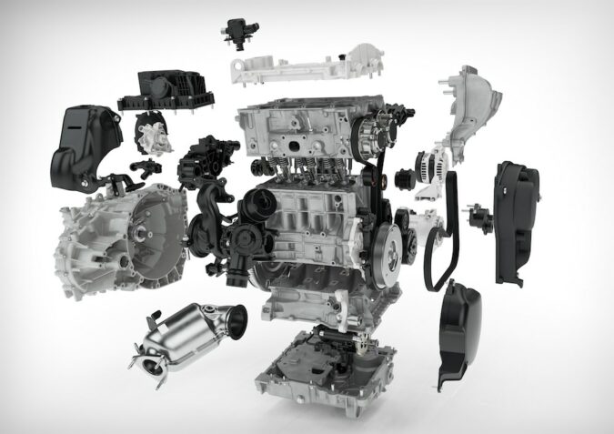 engine exploded view