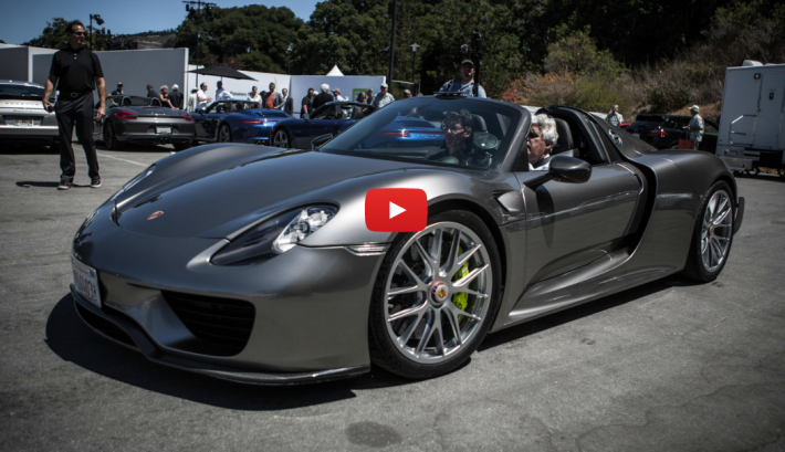 Test drive - Porsche 918 Spyder 2014 Road Car - Jay Leno Porsche 918 Spyder