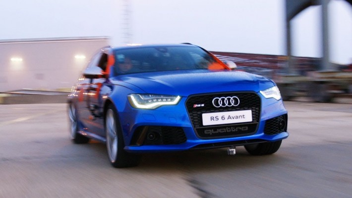 Audi RS6 Stunt - Driven by the ex-Stig audi rs6