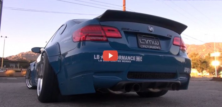 Hear a Liberty Walk BMW M3 Roar! bmwm3