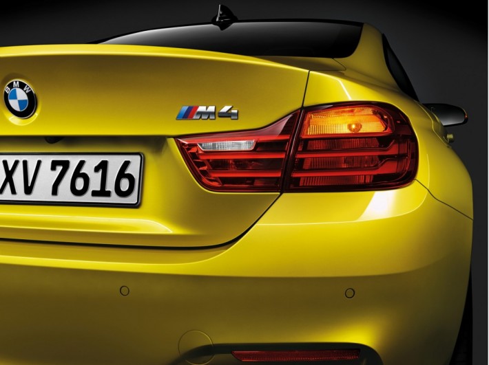 Car Park Gold: BMW M4 At The Side of The Road BMW M4