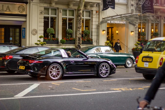 Knightsbridge Car Spotting London 3 Porsche 911 Targa