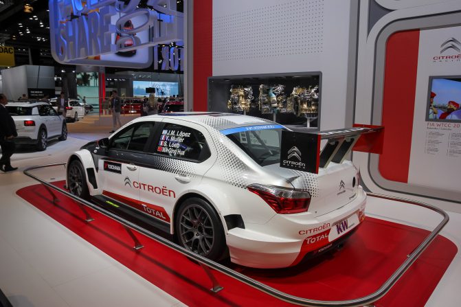 Frankfurt IAA 2015 Citroen WTCC