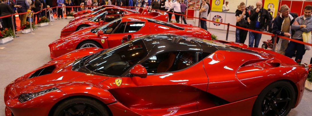 Lancaster Insurance Classic Motor Show 2015 Ferrari Line Up 6