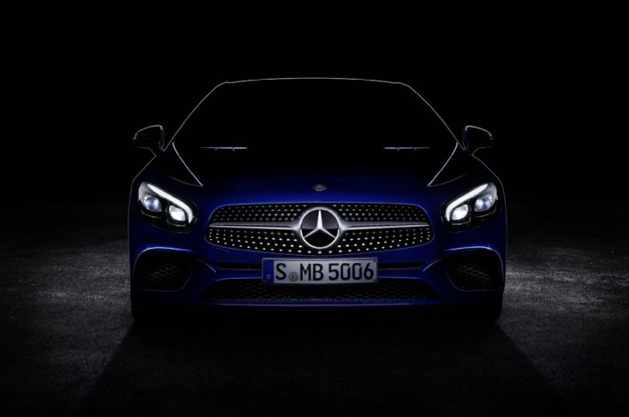 Mercedes Previews Face Lifted SL Ahead of LA Auto Show Mercedes SL refresh