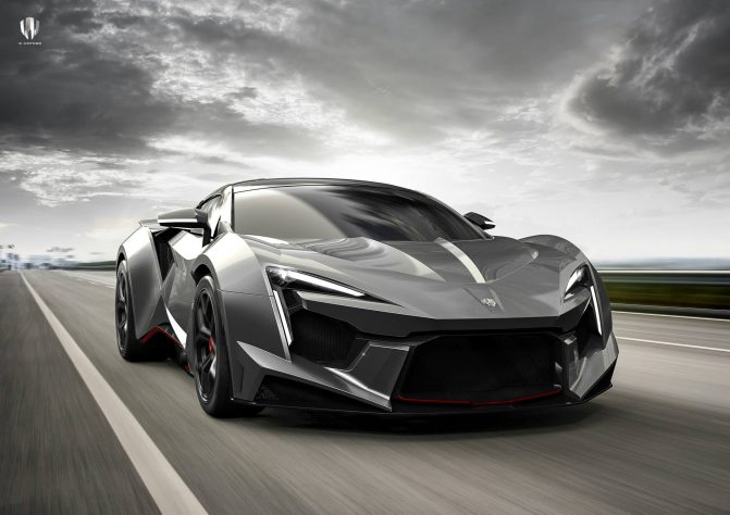 W Motors Fenyr SuperSport Front 3Q Road