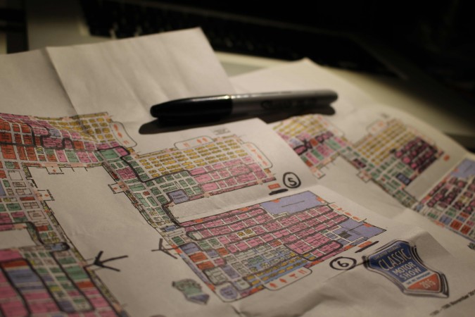 Lancaster Classic Car Show Map