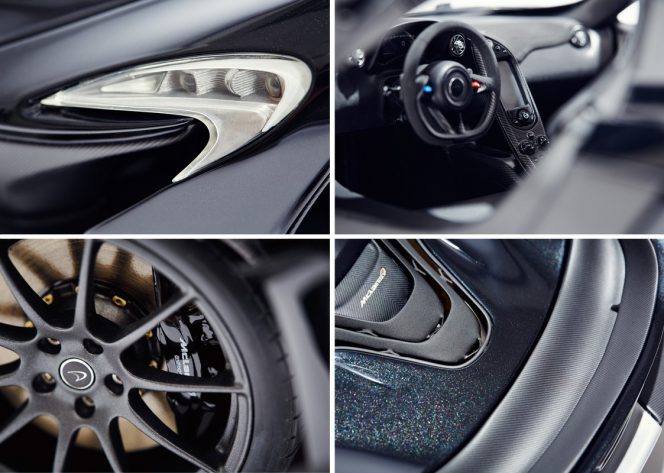McLaren P1 inside model car