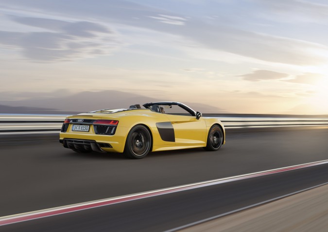 Dynamic photo, Colour: Vegas Yellow R8 Spyder