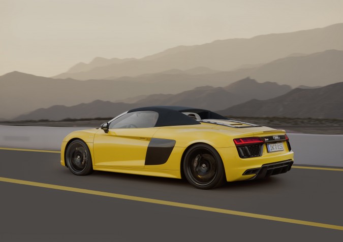 Dynamic photo, Colour: Vegas Yellow R8 Spyder