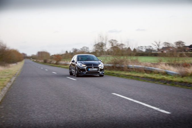 DS3 Performance Black Colour - Driving Past 