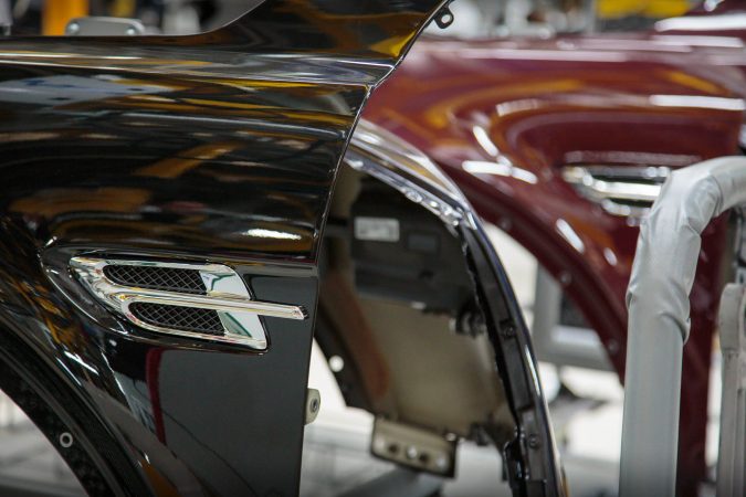 Bentley Motors Factory Panel body work - Bentley Factory - Bentayga Production Line