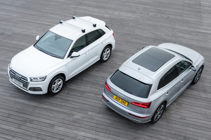 New Audi Q5, which has been given top marks by Euro NCAP