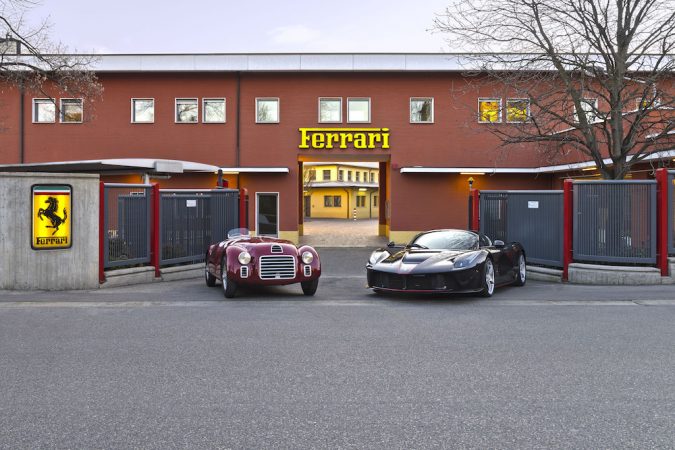 Ferrari's 70th anniversary. 125 S and Aperta side by side