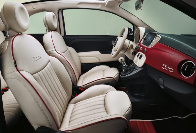 Fiat 500-60th interior