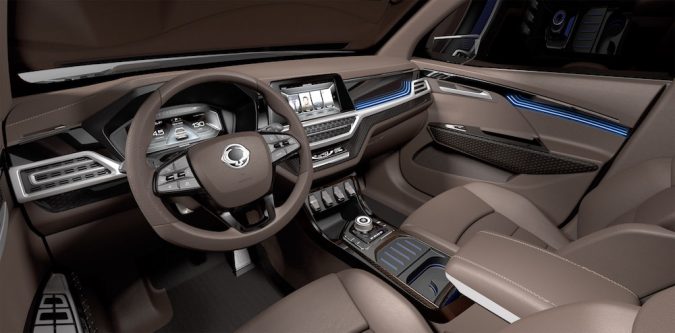 SsangYong XAVL concept interior