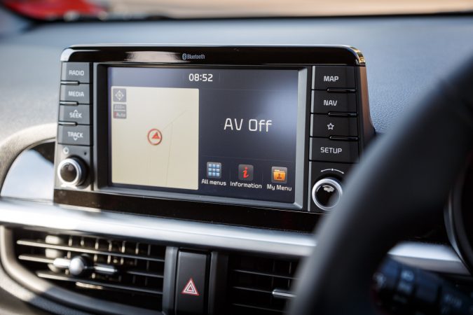 Kia Picanto GT-Line S sat nav display infotainment