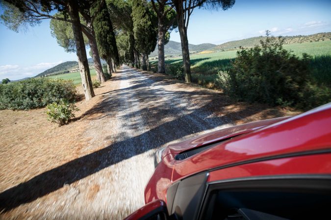 Kia Picanto GT-Line S red driving