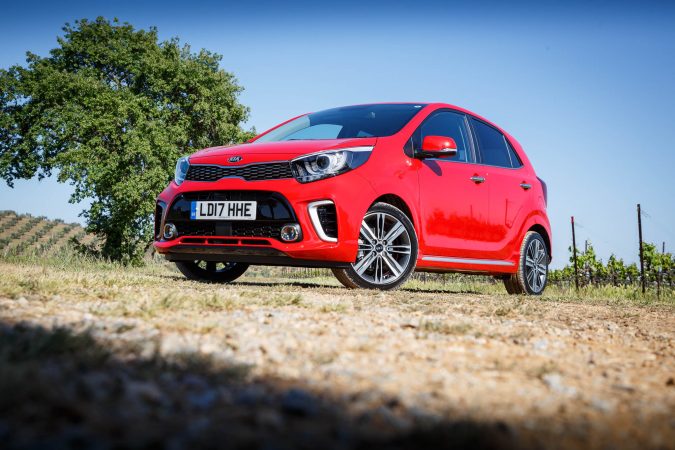 Kia Picanto GT-Line S front red