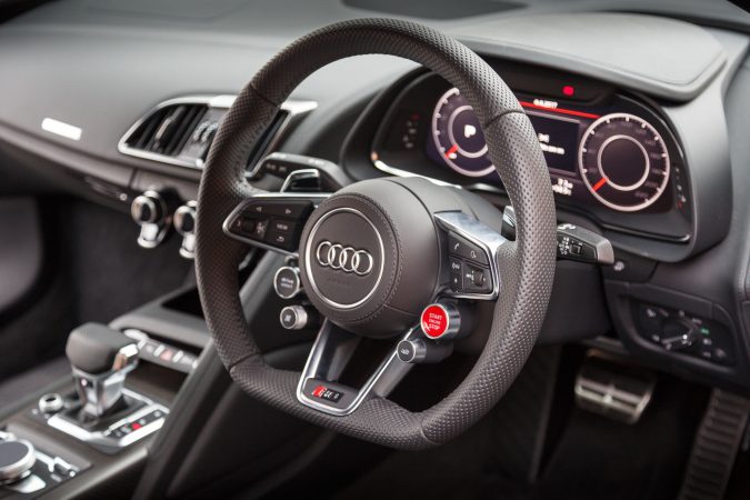 Audi R8 V10 steering wheel