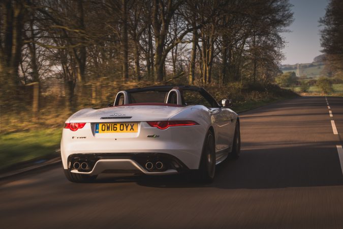 Jaguar F-Type V8R AWD Convertible rear