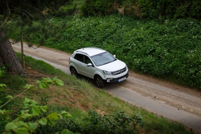 Ssangyong Korando above