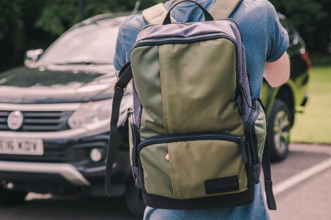 manfrotto street camera and laptop backpack