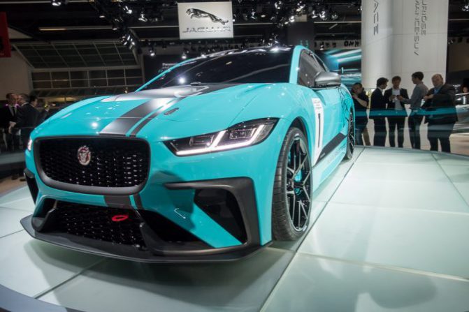 Jaguar I PACE eTROPHY race cars