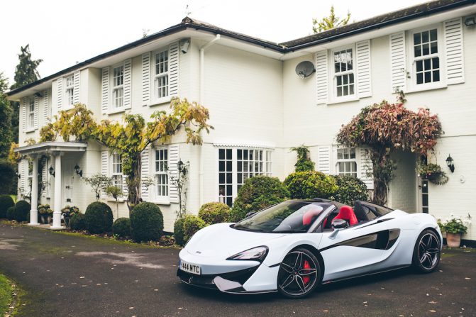 570S Spider at Muriwai House