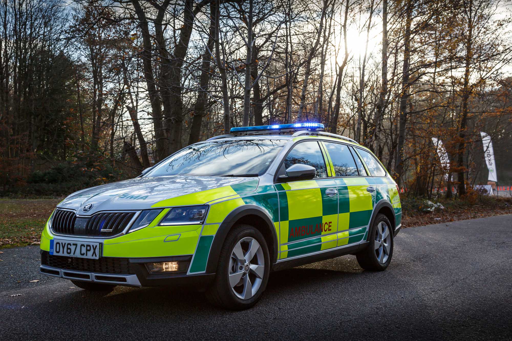 Behind the Wheel of a Skoda Octavia Estate Scout Ambulance 🏎️