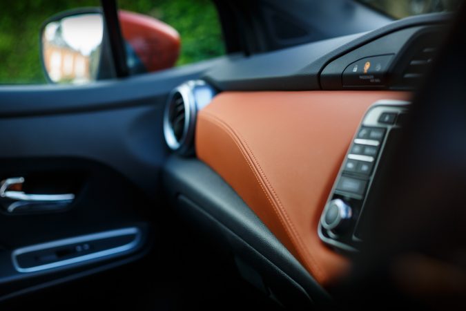 2018 Nissan Micra K14 Orange interior