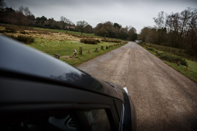 2018 nissan micra driving on road