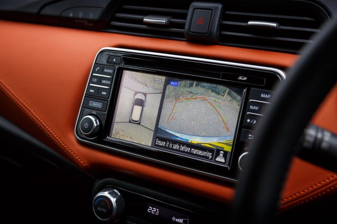 2018 nissan micra sat nav screen