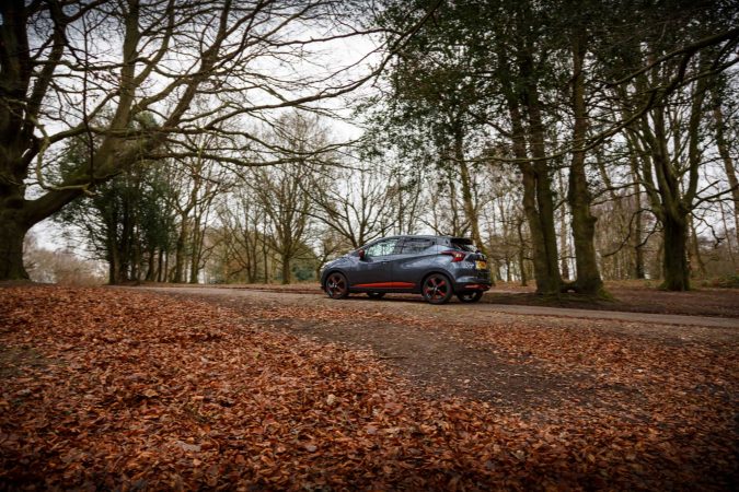 2018 nissan micra driving up hill leaves