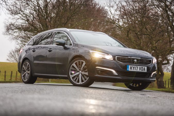 Peugeot 508 SW GT Blue Headlights on 