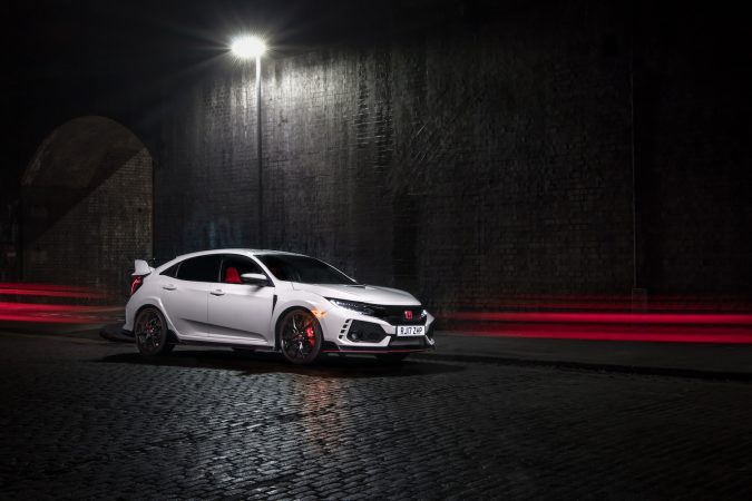 Honda Civic Type R FK8 GT - Light Painting In Championship White