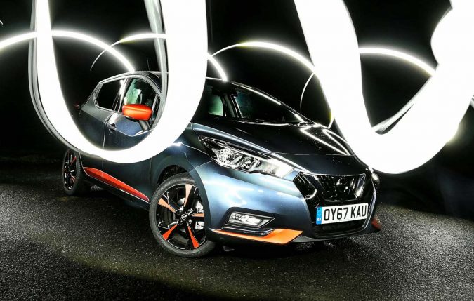 2018 Nissan Micra K14 Lightpainting Feature Shot With Huawei P10