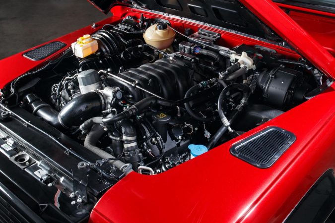 Land Rover Defender Works V8 engine