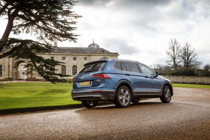 2018 Tiguan Allspace side on driving