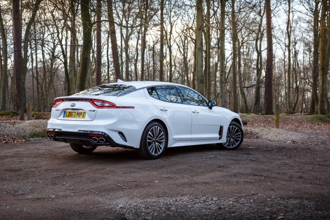 Kia Stinger GT-Line Rear in White