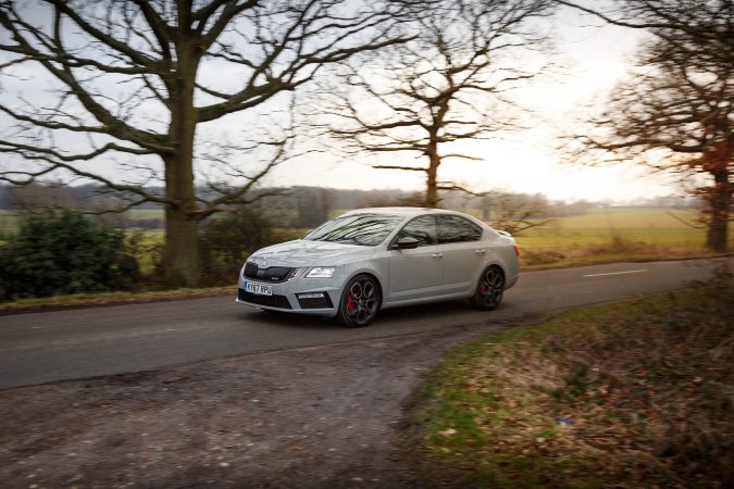 Skoda Octavia vRS 245 Driving Past DSG